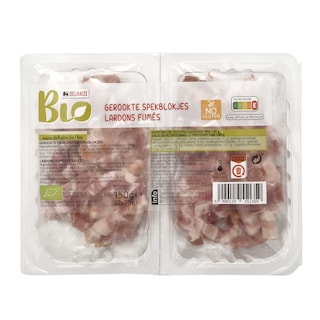 Delhaize | Bio | Lardons fumés | Bio 150 gr