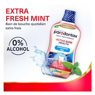 Parodontax | Bain de Bouche | Extra Fresh Mint | Gencive 