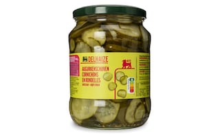 Delhaize | Cornichons | Rondelles | Aigre-doux 340 gr