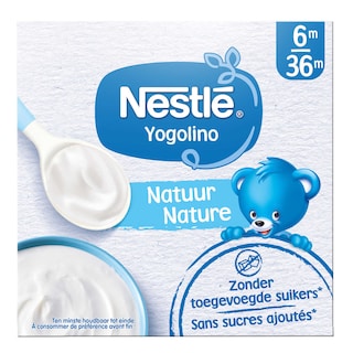 Nestlé | Yogolino | Laitage | Nature | 6 mois 4 x 100 gr