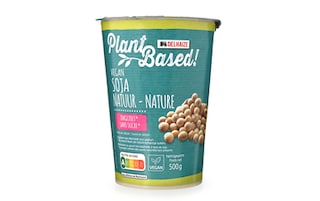 Delhaize | Plant-based | Yaourt | Soja | Naturel | Sans sucre 