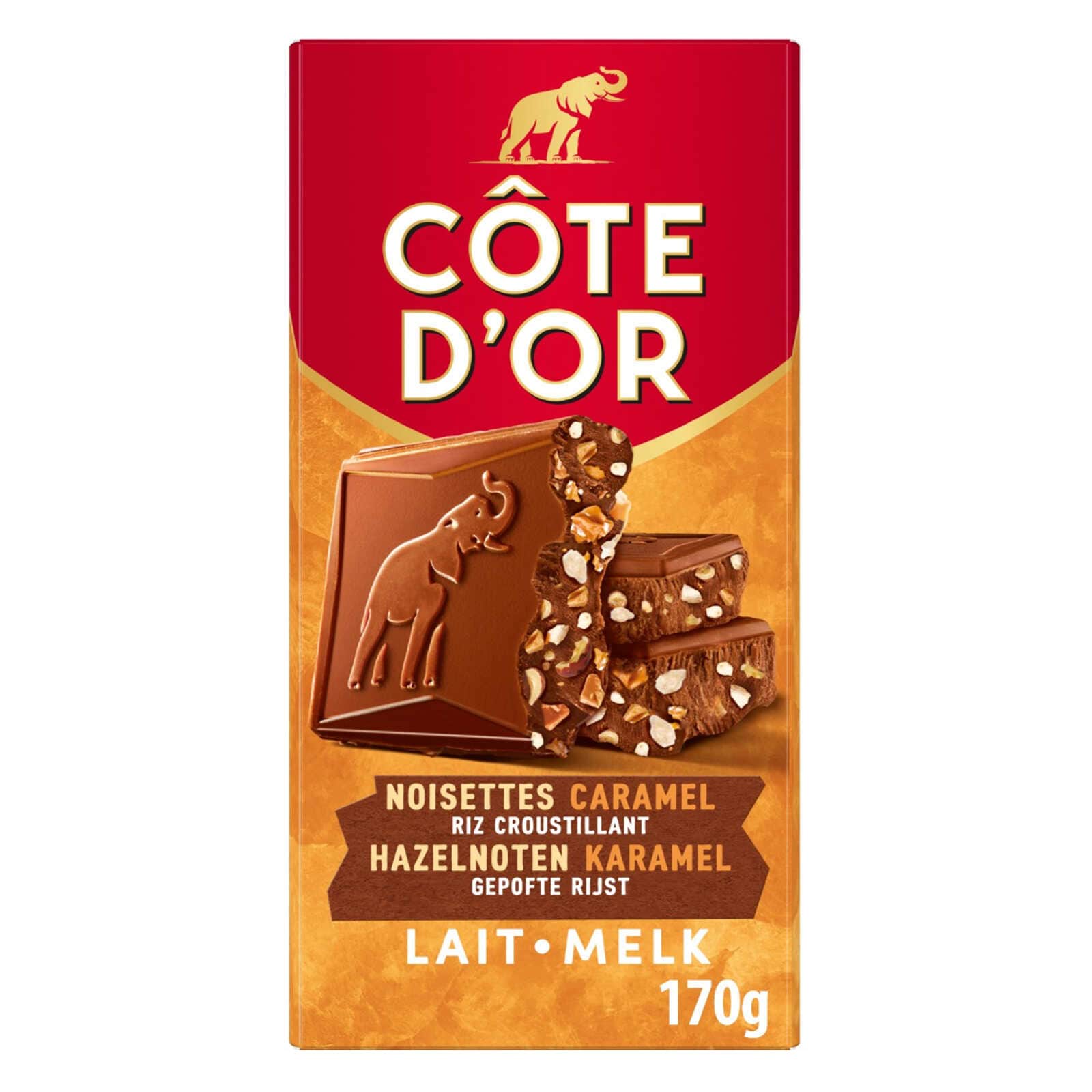 Côte d'Or Chocolade | Karamel | Melk | Hazelnoot