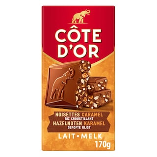 Côte d'Or | Chocolade | Karamel | Melk | Hazelnoot 