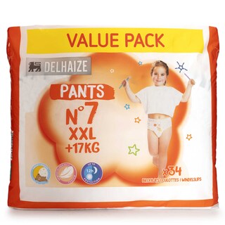 Delhaize | Luierbroekjes | Maat 7 | Value Pack 34 st