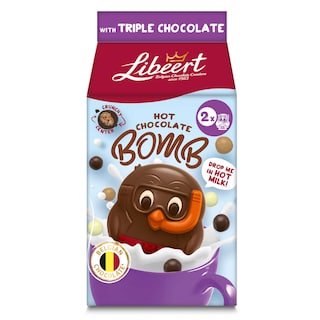 Libeert | Cacao chaud | Bombes de chocolat | Triple 80 gr