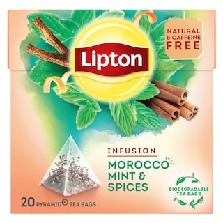 Lipton | Pyramides | Thé | Marocain | menthe | 20S 