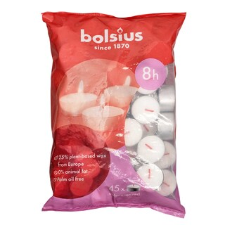 Bolsius | Duurzame theelichtjes | 8h 
