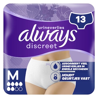 Always | Discreet | Broekjes | Urineverlies | Normal | Medium 