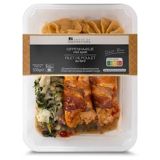 Delhaize | Wout Bru | Kippenhaasje spek 500 gr