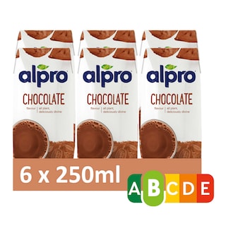 Alpro | Boisson végétale | Soja | Chocolat 6 x 25 cl