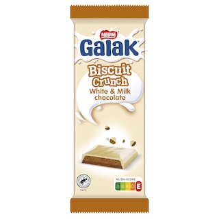 Galak | Tablet| Witte Chocolade En Koekjes | Crunch 