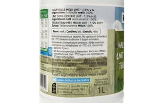 Delhaize | Lait | Demi-écrémé | Belge 