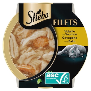 Sheba | Kattenvoeding | Filets | Gevogelte & Zalm 