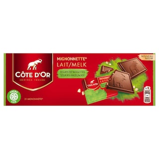 Côte d'Or | Mignonnettes | Mignonnette | Lait | Noisettes 210 gr