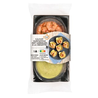 Delhaize | 123 Kit Crevettes guacamole 