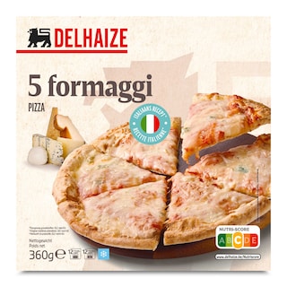 Delhaize | Pizza | 5 Fromages 360 gr