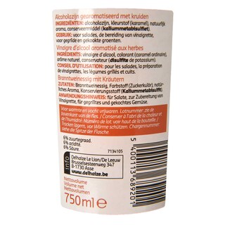 Delhaize | Vinaigre | Alcool | Aromatisé herbes 