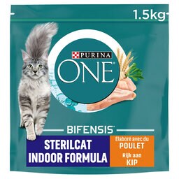 Purina ONE | Bifensis | Kattenvoeding | Sterilised | Brokjes | Kip 1,5 kg