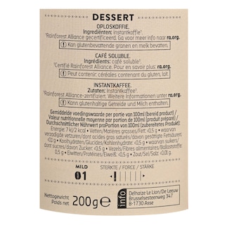 Delhaize | Café | Dessert | Instantané 