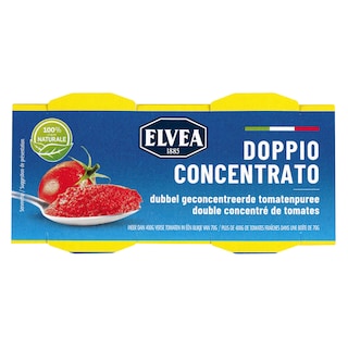 Elvea | Tomatenconcentraat | Dubbel 2 x 70 gr