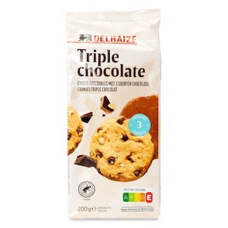Delhaize | Cookies | Triple chocolat 