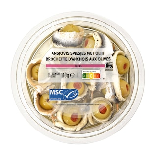 Delhaize | Ansjovis | Olijf 110 gr