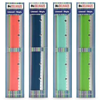 Delhaize | Règle aluminium | 30cm 