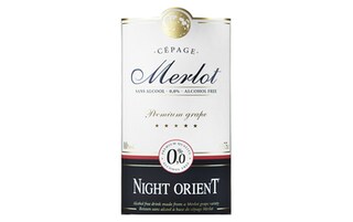 Night Orient | vin sans alcool | Merlot | Rouge 75 cl