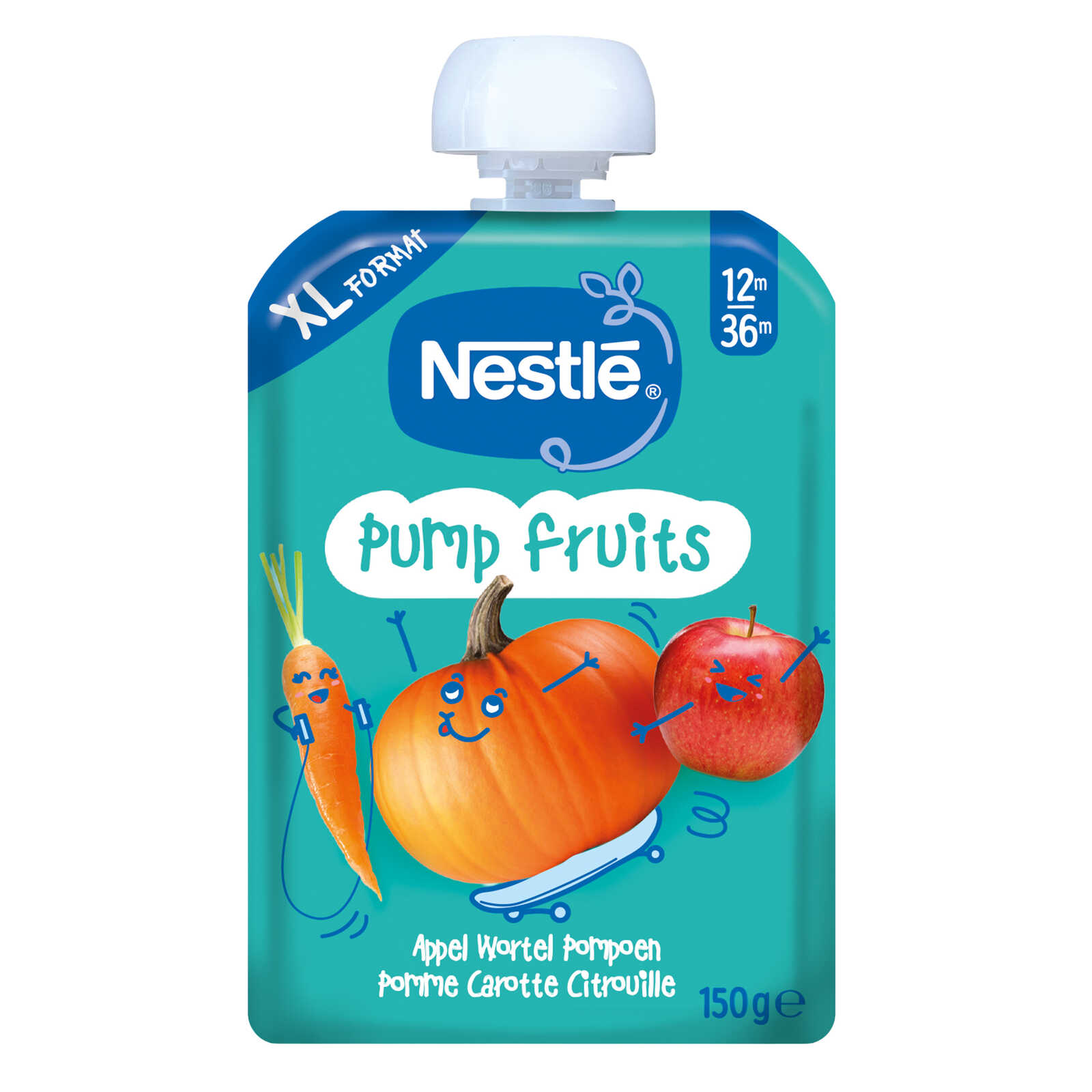 Nestlé Knijpzakje | Pompoen Wortel Appel | 12M