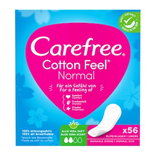 Carefree | Protège-slips | Cotton | Feel | Aloe vera 