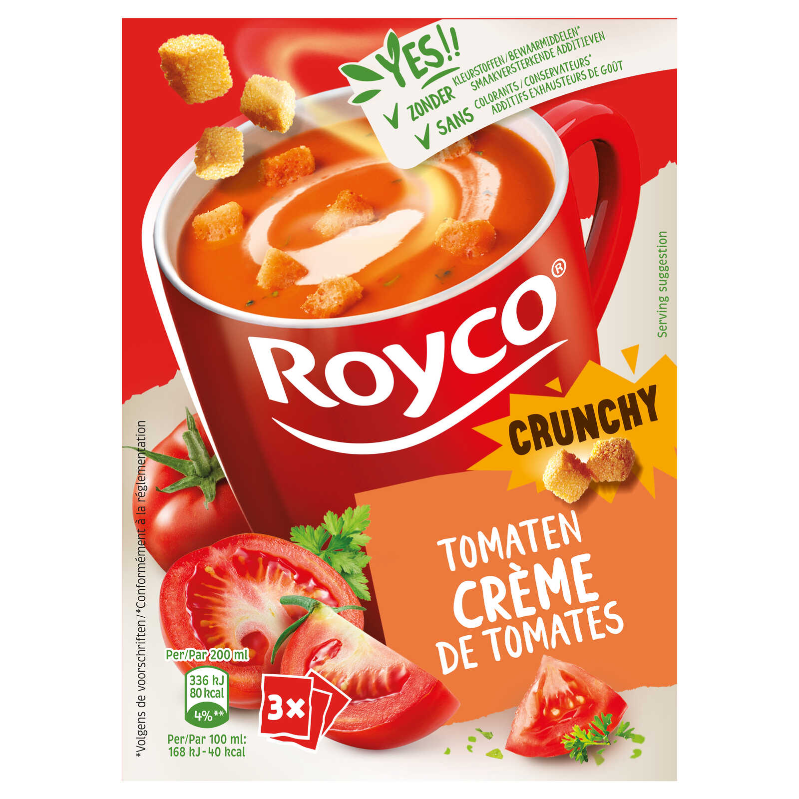 Royco Soep | Tomatencreme | Crunchy
