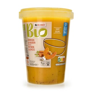 Delhaize | Bio | Soupe | Potiron | Epices | Bio 