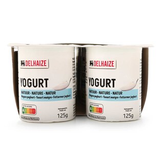 Delhaize | Yaourt | Maigre | Nature 8 x 125 gr