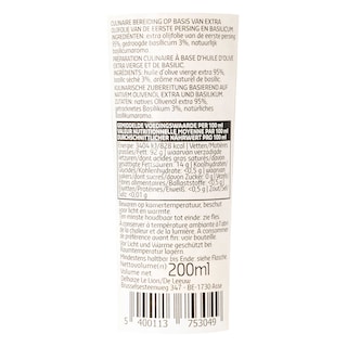 Taste of Inspirations | Huile d'olive | Basilic 20 cl