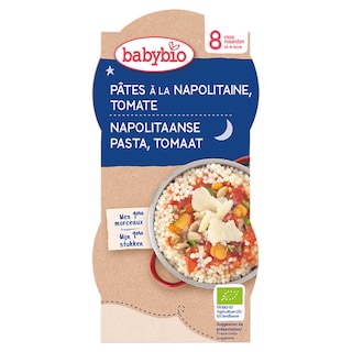 Babybio | Maaltijd | Napolitaanse pasta | 8M | Bio 400 gr
