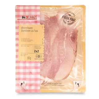 Delhaize | Jambon à l'os authentique | Sans gluten 