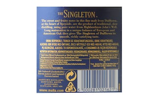 The Singleton of Dufftown | Whisky | Scotch | 40% alc 70 cl