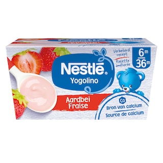 Nestlé | Yogolino | Melkdessert | Aardbei | 6 maanden 