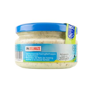 Delhaize | Bouchées de hareng | Sauce tartare 