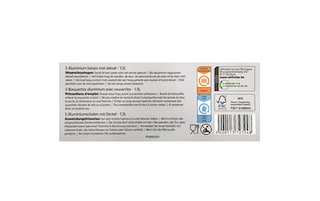 Delhaize | 5 Barquettes Aluminium+ Couvercles | 1.5L 