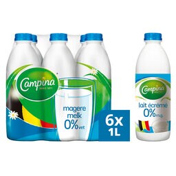 Campina | Melk | 0% V.G. 6 x 1 l