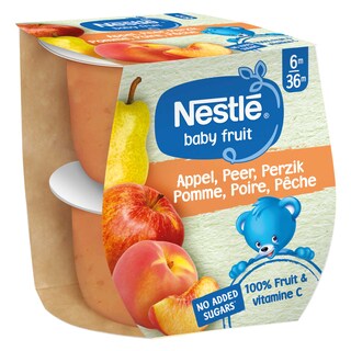 Nestlé | Baby Fruit | Fruit | Appel Peer Perzik | 6 maanden 260 gr