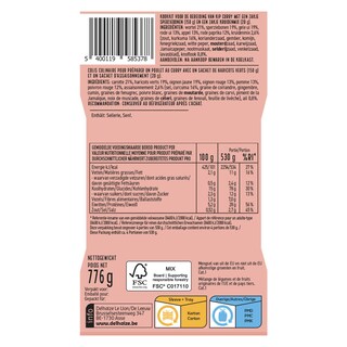 Delhaize | Maaltijdbox | Curry madras 