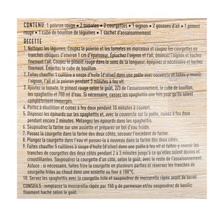 Delhaize | Maaltijdbox | Gebakken courgette 1,027 kg