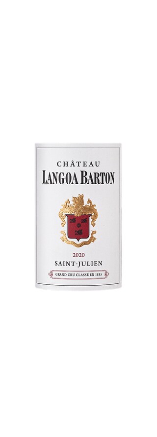 France-Frankrijk | Saint Julien | Langoa Barton | Caisse en bois | 2020 Rouge 