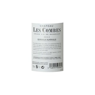 FR BORDEAUX BORDEAUX SUPERIEUR | Château Les Combes 12 Rouge 