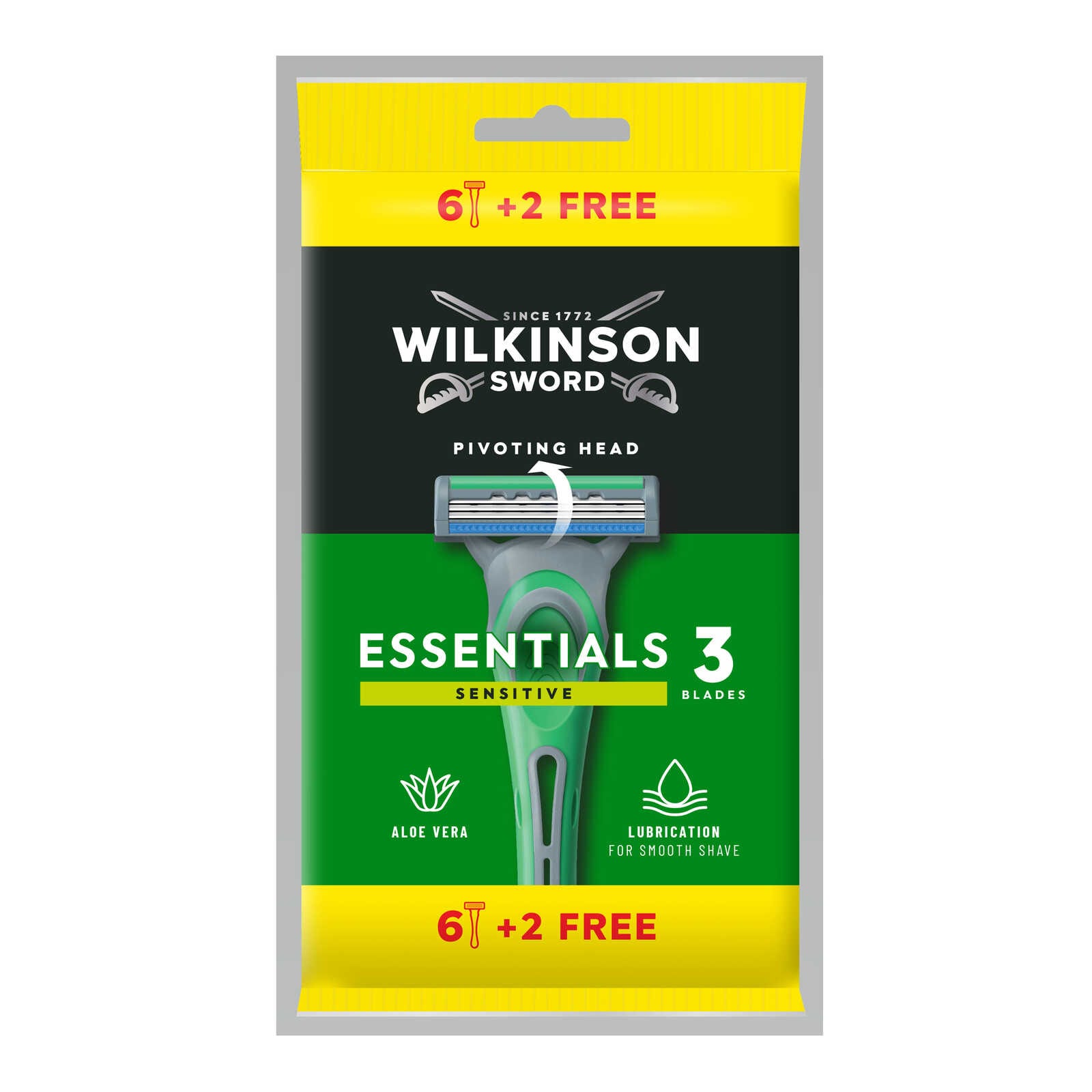 Wilkinson Wegwerpscheermes | Extra 3 | Essent | 8st