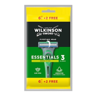Wilkinson | Rasoirs jetables | Extra 3 | Essent | 8st 