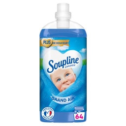 Soupline | Adoucissant | Concentré | Ultra 3D Bleu | 1,35L 