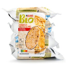 Delhaize | Maiswafels | Zeezout | Bio 4 x 25 gr
